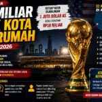 FIFA Belum Cairkan Rp18 Miliar, Kota Tuan Rumah Piala Dunia 2026 Menanti Kepastian