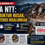 Gempa NTT Rusak Ribuan Rumah, Bantuan Terus Mengalir untuk Korban
