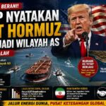 Trump Klaim Selat Hormuz Segera Jadi Wilayah AS, Iran Membantah Keras