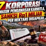 57 Korporasi Masuk Pengawasan Karhutla, Sanksi Rp1 Miliar per Hektare Disiapkan