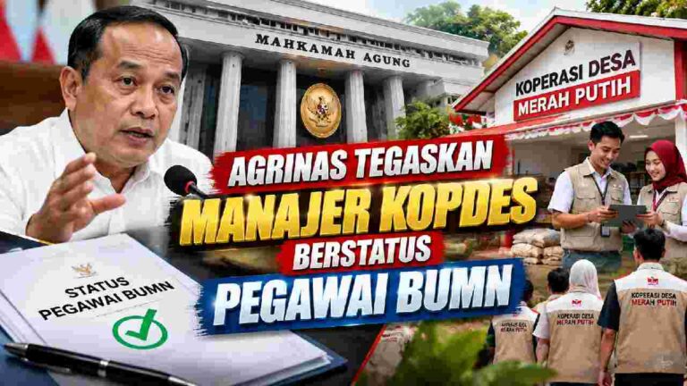 Agrinas Tegaskan Manajer Kopdes Merah Putih Berstatus Pegawai BUMN