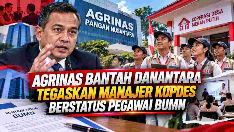 Agrinas Tegaskan Status Manajer Kopdes sebagai Pegawai BUMN