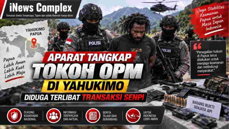 Aparat Tangkap Tokoh OPM di Yahukimo, Diduga Terlibat Transaksi Senpi