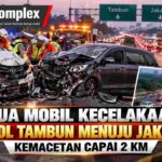 Dua Mobil Kecelakaan di Tol Tambun Menuju Jakarta, Kemacetan Capai 2 Km