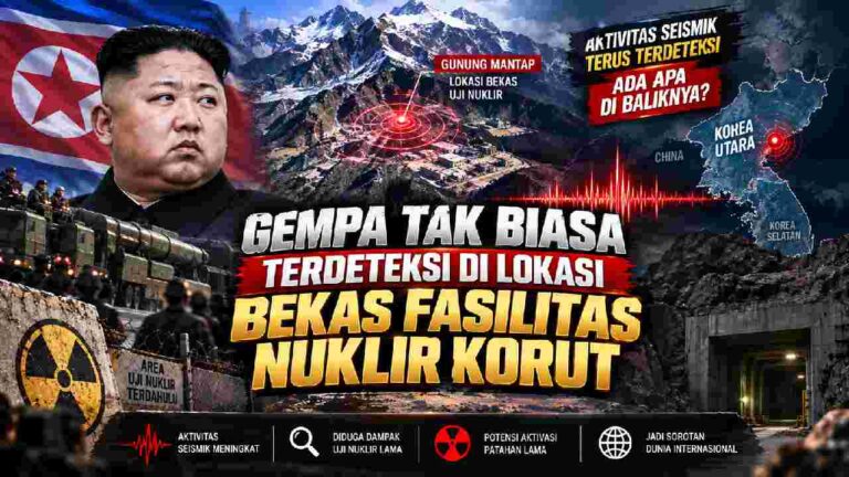 Gempa Tak Biasa di Bekas Situs Nuklir Korut, Ilmuwan Ungkap Penyebabnya