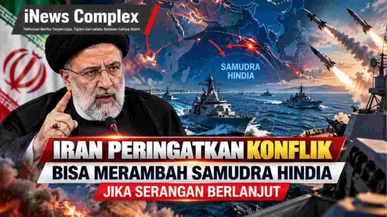 Iran Peringatkan Konflik Bisa Merambah Samudra Hindia jika Serangan Berlanjut