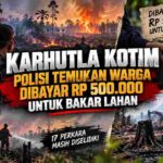 Karhutla Kotim Terungkap, Polisi Selidiki Dugaan Pembakaran Lahan Berbayar