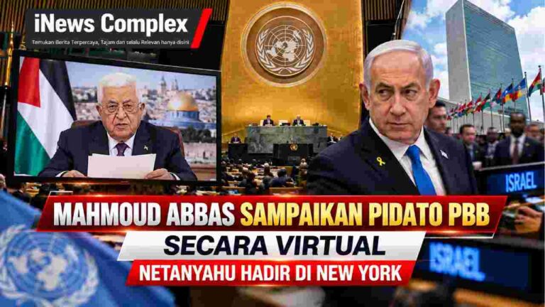 Mahmoud Abbas Sampaikan Pidato PBB Secara Virtual, Netanyahu Hadir di New York