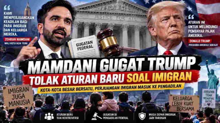 Mamdani Gugat Trump, Aturan Imigrasi Baru Picu Pertarungan Hukum