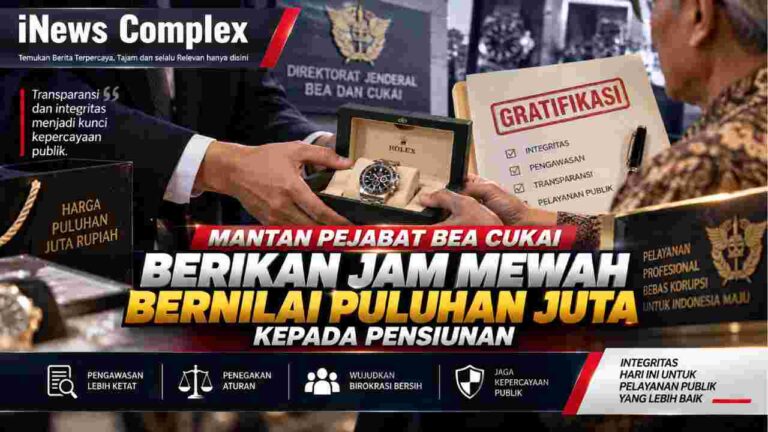 Mantan Pejabat Bea Cukai Berikan Jam Mewah Bernilai Puluhan Juta kepada Pensiunan
