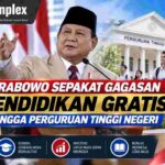 Prabowo Sepakat Gagasan Pendidikan Gratis hingga Perguruan Tinggi Negeri
