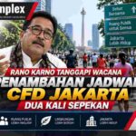 Rano Karno Tanggapi Wacana Penambahan Jadwal CFD Jakarta Dua Kali Sepekan