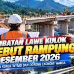 Jembatan Lawe Kulok Dikebut, Akses Warga Ditarget Pulih Desember