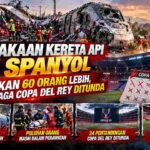 Kecelakaan Kereta Spanyol Tewaskan Lebih dari 60 Orang, 24 Laga Copa del Rey Ditunda