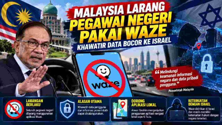 Malaysia Larang PNS Gunakan Waze, Keamanan Data Jadi Sorotan