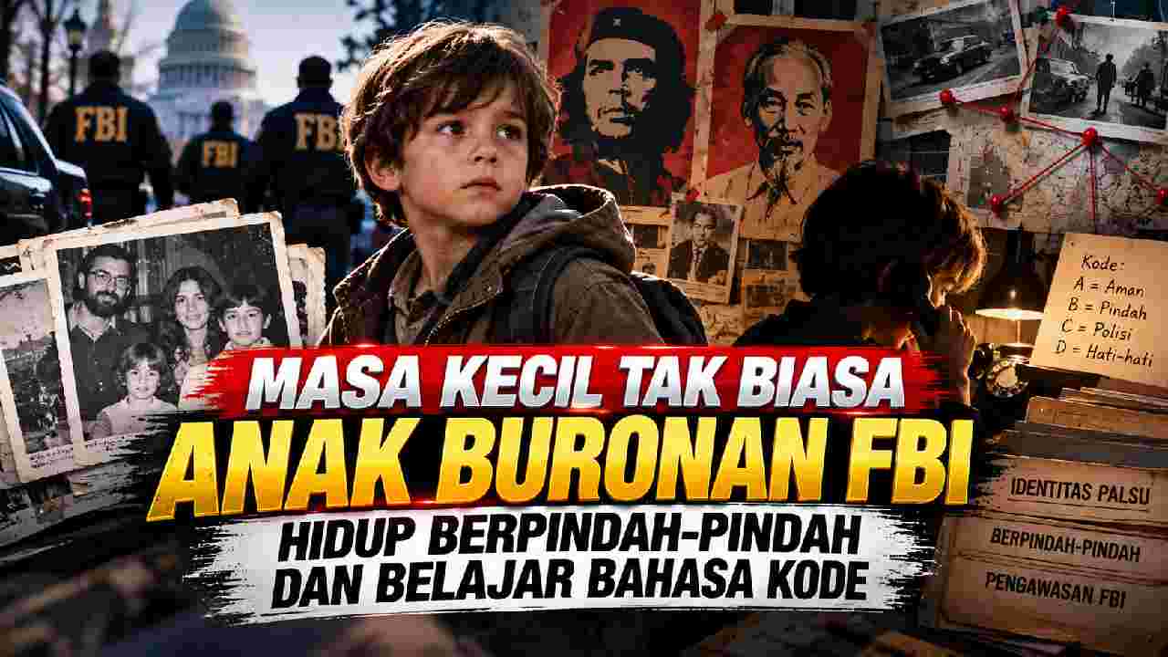Masa Kecil Anak Buronan FBI, Hidup dengan Identitas Palsu dan Bahasa Kode