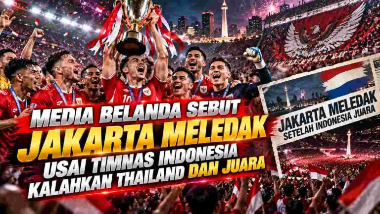 Media Belanda Soroti “Jakarta Meledak” Usai Indonesia Juara ASEAN Cup