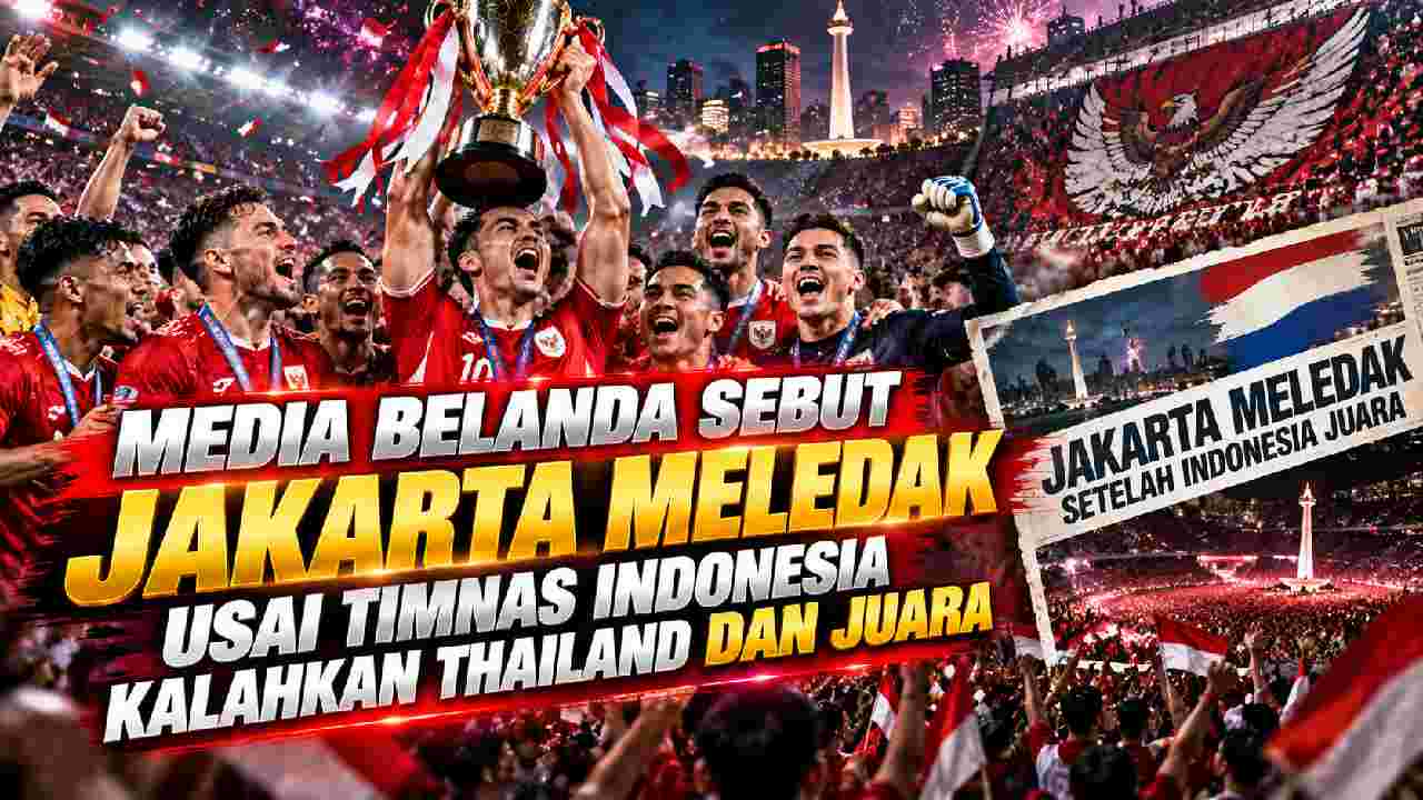 Media Belanda Soroti “Jakarta Meledak” Usai Indonesia Juara ASEAN Cup