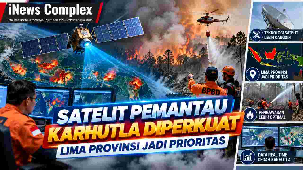 Satelit Pemantau Karhutla Diperkuat, Lima Provinsi Jadi Prioritas