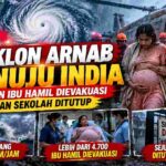 Siklon Arnab Menuju India, Ribuan Ibu Hamil Dievakuasi dan Sekolah Ditutup