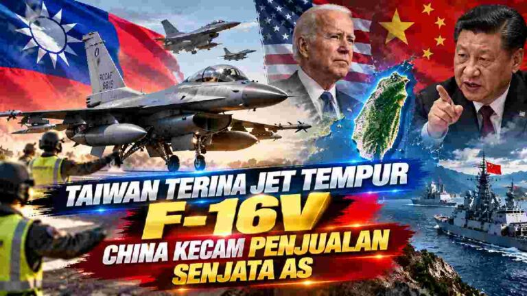Taiwan Terima F-16V, China Kembali Kecam Penjualan Senjata Amerika Serikat