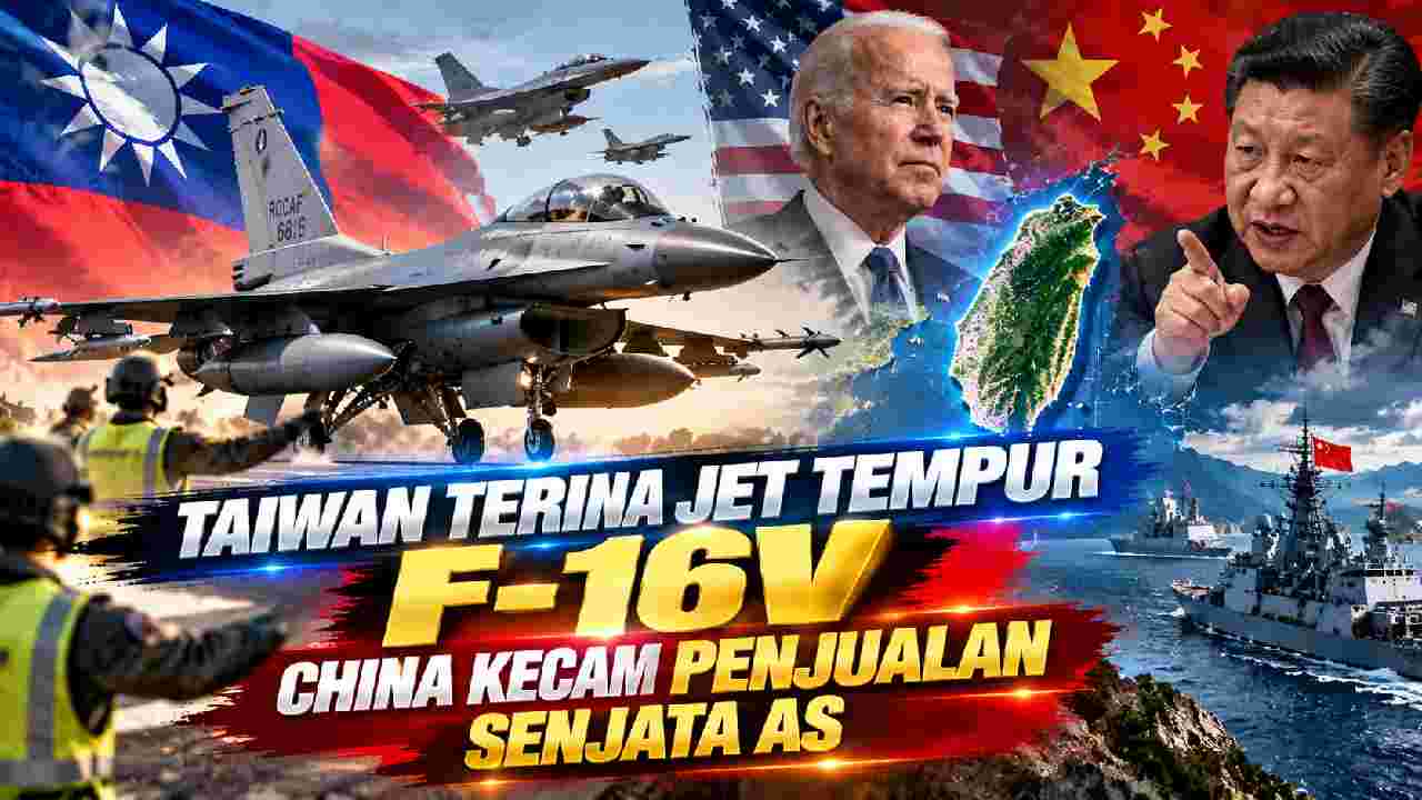 Taiwan Terima F-16V, China Kembali Kecam Penjualan Senjata Amerika Serikat