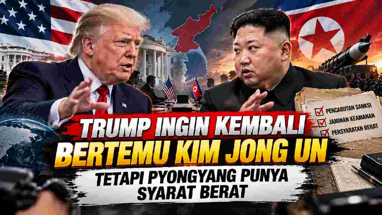 Trump Ingin Bertemu Kim Jong Un Lagi, tetapi Pyongyang Ajukan Syarat Berat